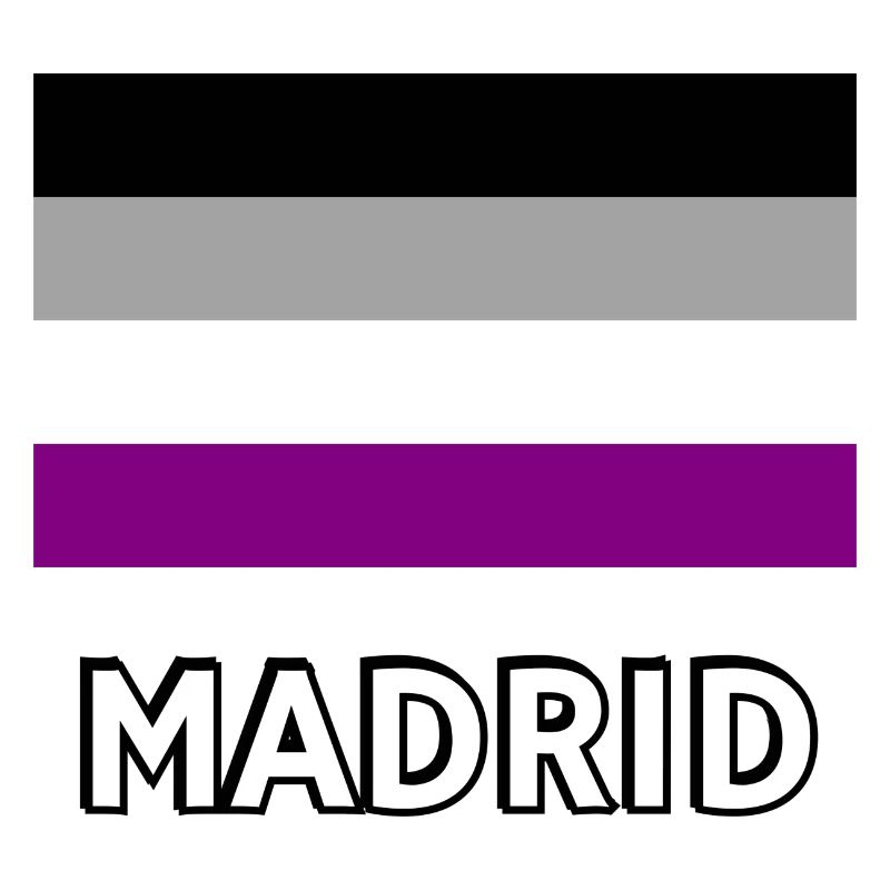Asexualité Pride Drapeau Madrid