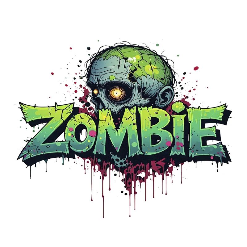 Zombie head