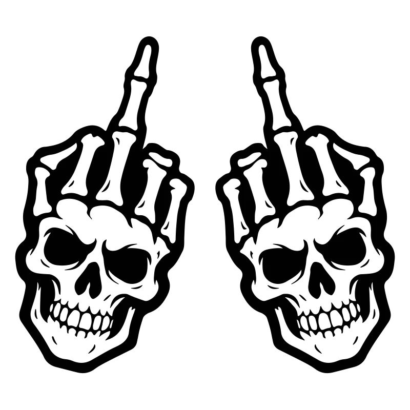 Middle Finger Skeleton Hand