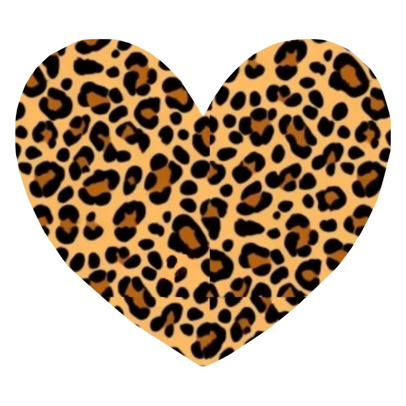 Heart Pattern Leopard Gift
