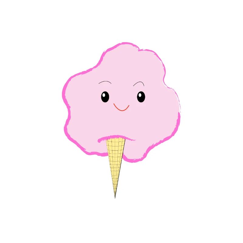 Fröhliche Zuckerwatte - Eis - Geschenkidee