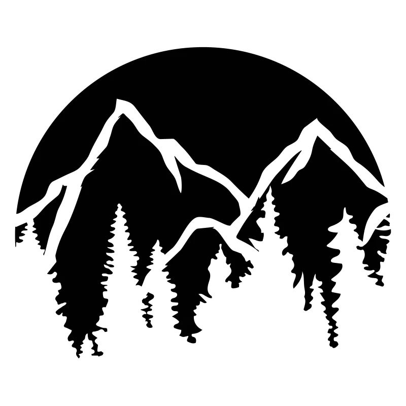 Conifers Mountains Sun