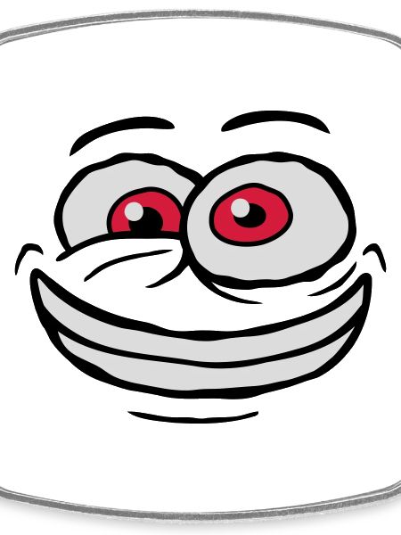 Crazy Comic Face Design