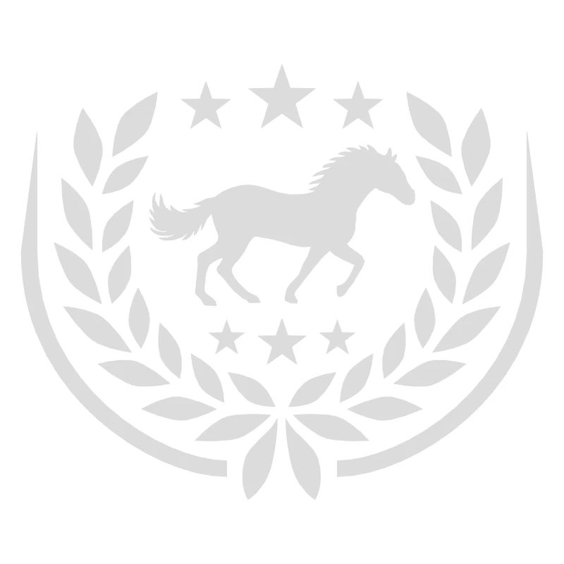 Sterne Pferd Lorbeerkranz Wappen