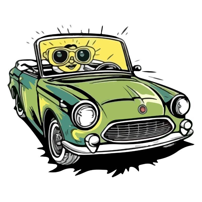 Lise en cabriolet