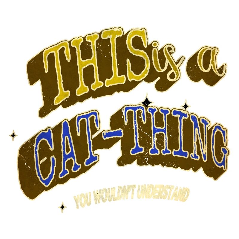 Cadeau de déclaration d’idée animal de compagnie chat humour