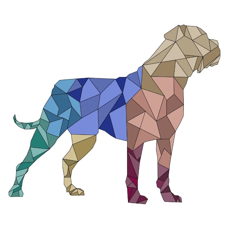 CANE CORSO geometrisch