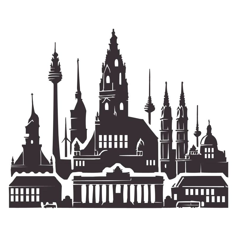 Leipzig skyline