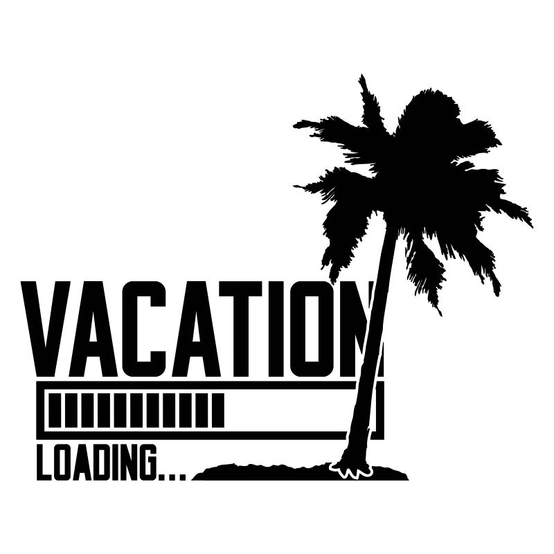 vacation palm sea beach vacation loading ladebalk