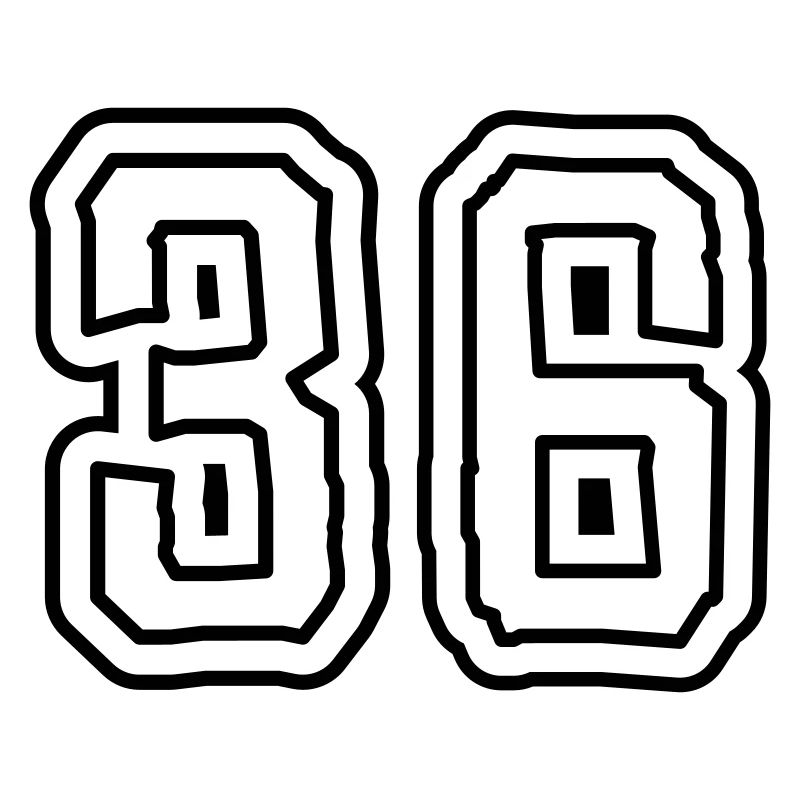 Symbole numérique 36