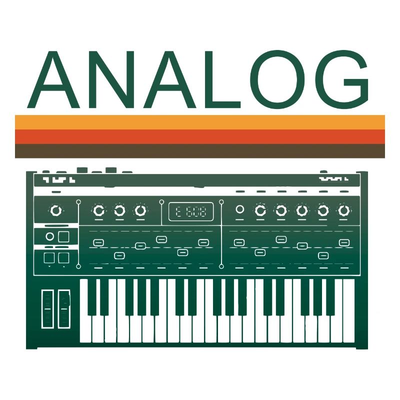 Vintage analog synthesizer