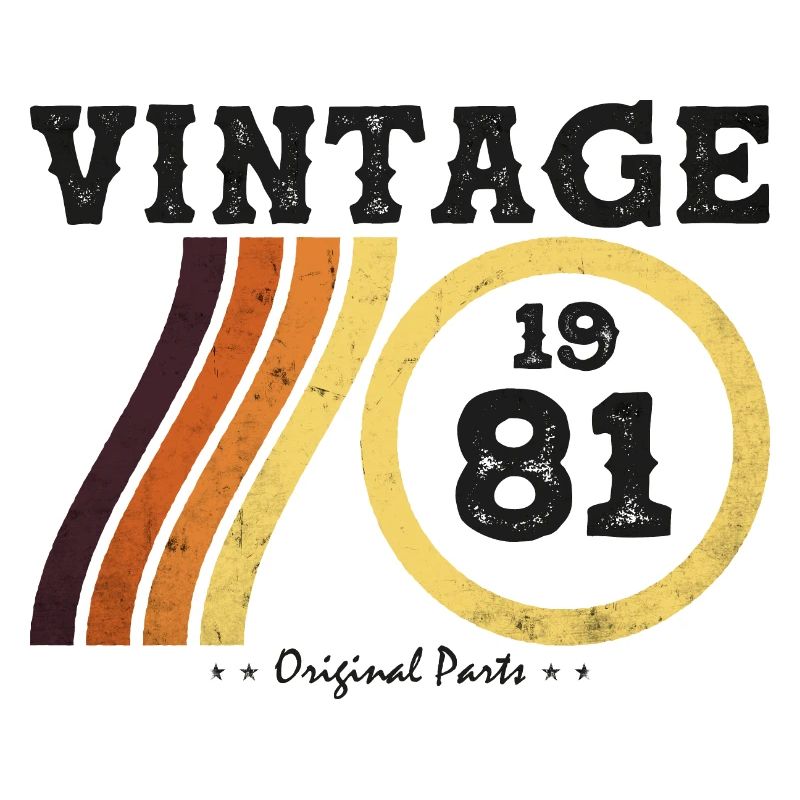 Retro Vintage 1981 - Klassiker Limitierte Auflage 43