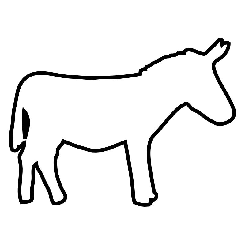 Dessin de logo d’âne