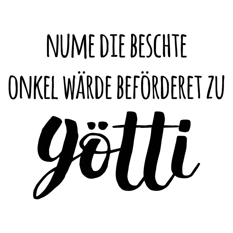 Schweizerdeutsch Bester Onkel wird Patenonkel