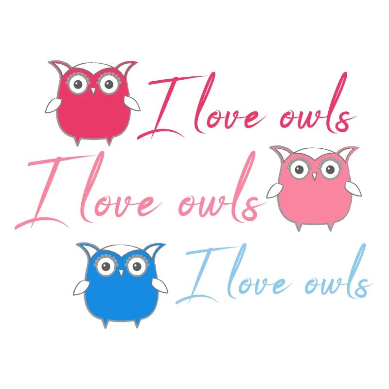 Owls, Comic, nerd, mint, geek, trio,love
