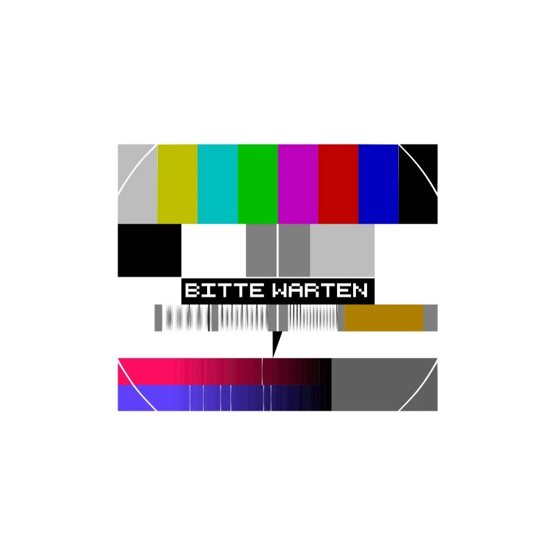 Test pattern clothing 80s 90s please wait -