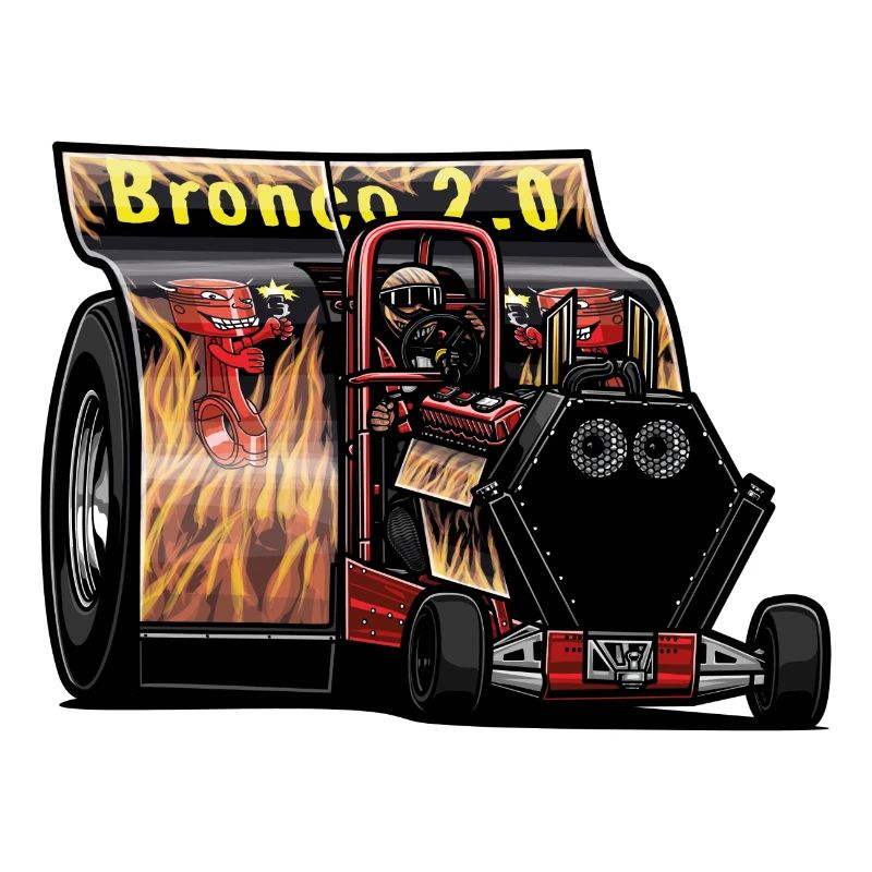 Tractor Pulling // Illustration