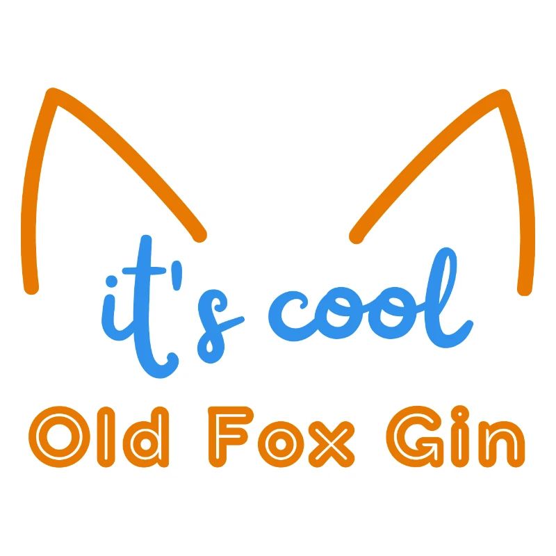 its cool OLD FOX Gin -Bunt