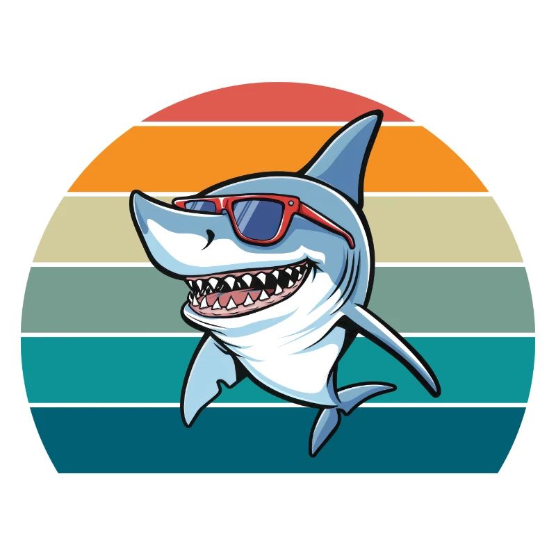 Requin rétro