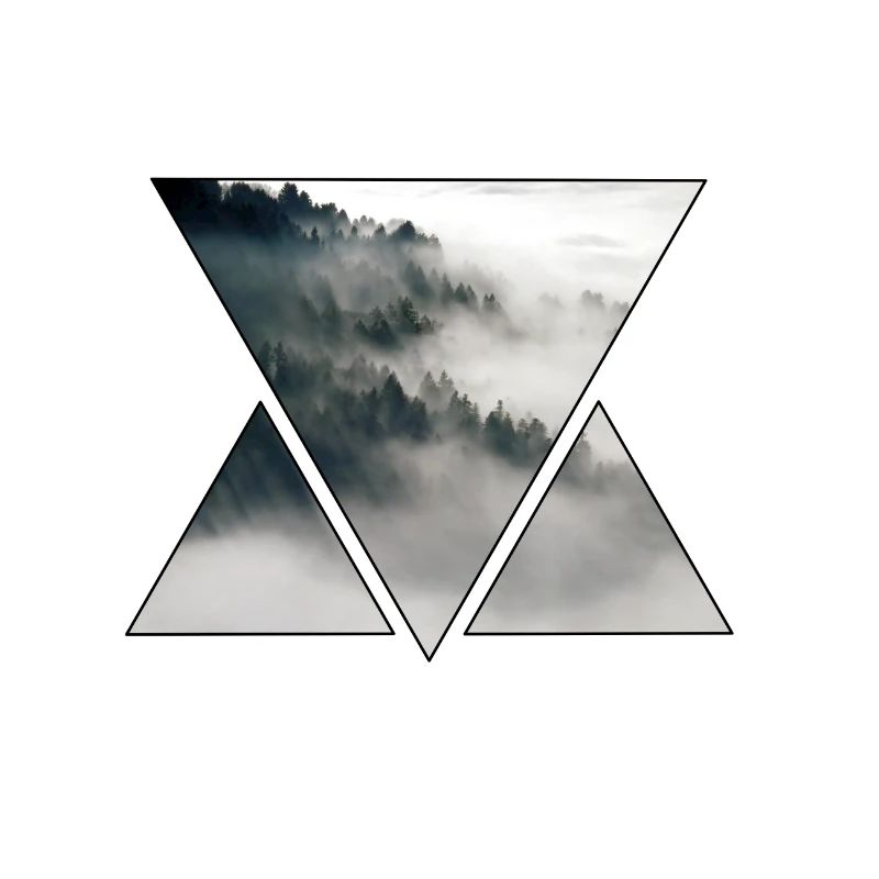 Triangle Brouillard et Forêt
