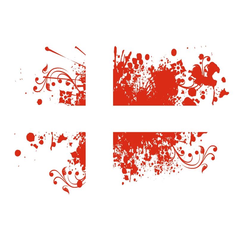 Drapeau du Danemark Brosse Copenhague éclaboussures de peinture DK