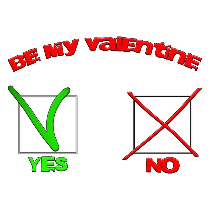 Werde mein Valentinstag ja oder nein