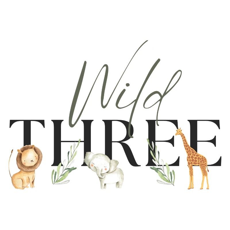Wild One Safari third three Birthday Geburtstag3