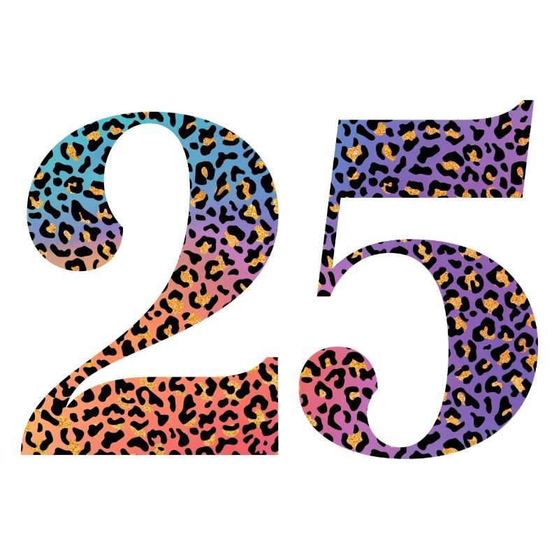 25th Birthday Leopard