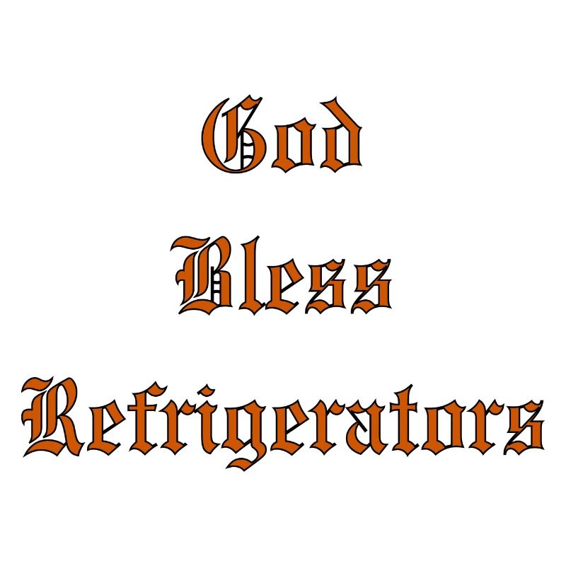 GodBlessRefrigerators