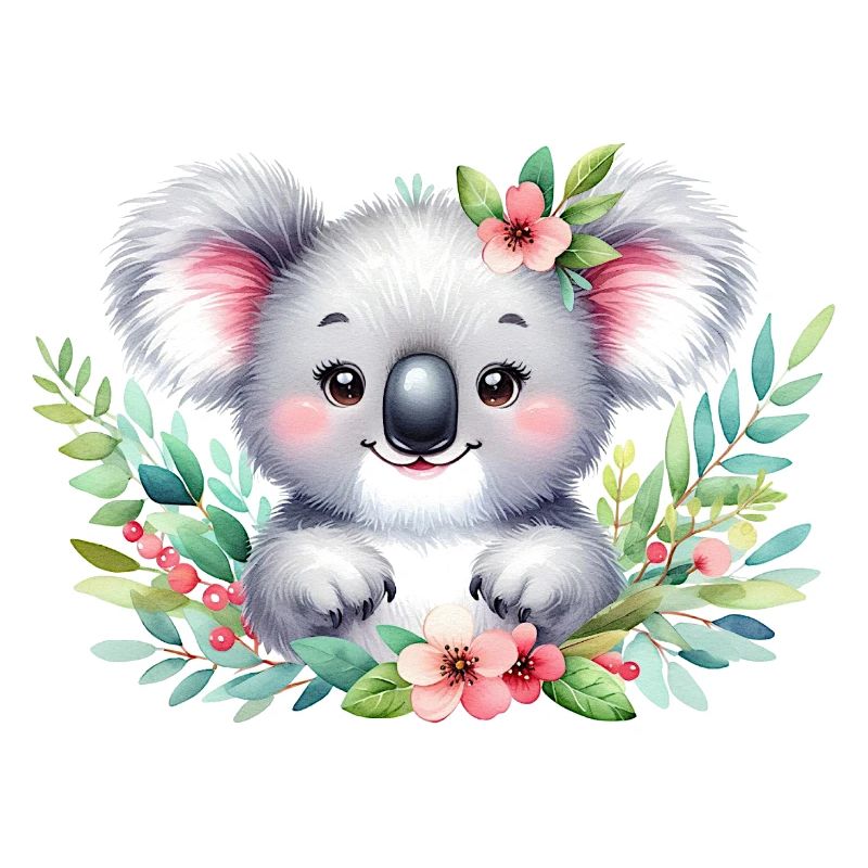 Illustration à l’aquarelle Koala
