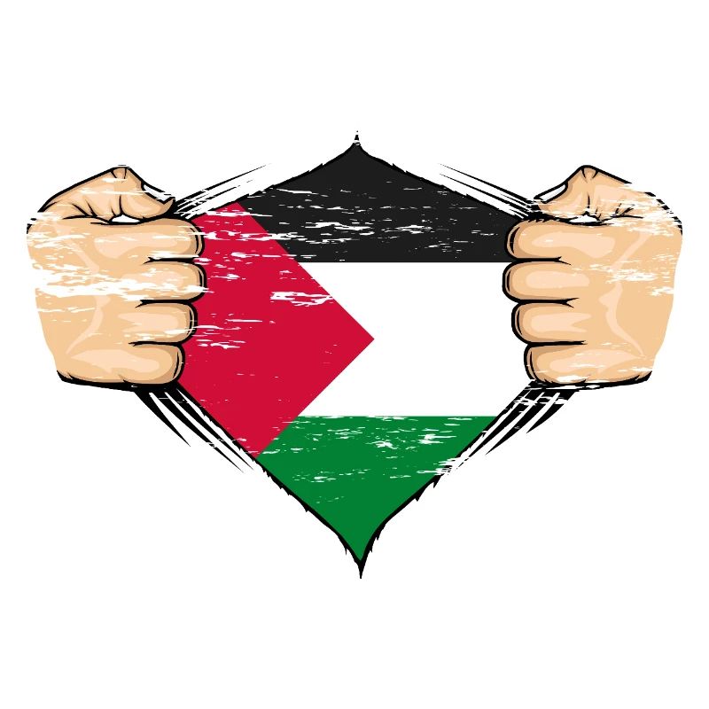 Drapeau de la Palestine Design utilisé
