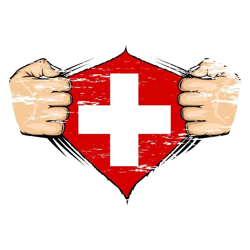 Drapeau suisse utilisé