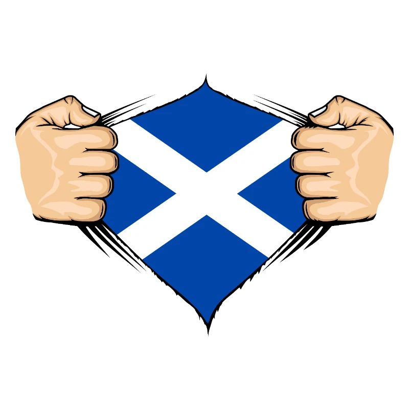 Schottland Flagge Design