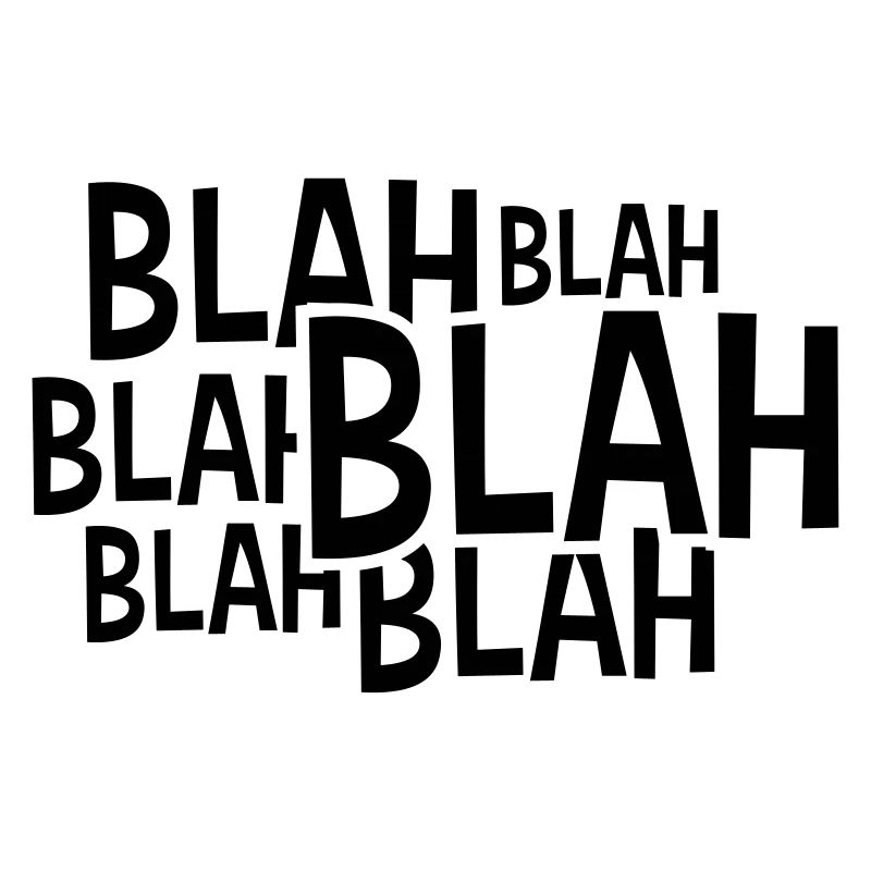 Comic Blah disant