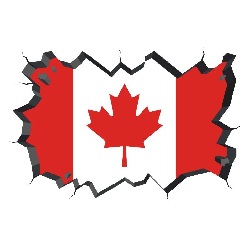 Drapeau du Canada Feuille d'érable Feuille d'érable Canada