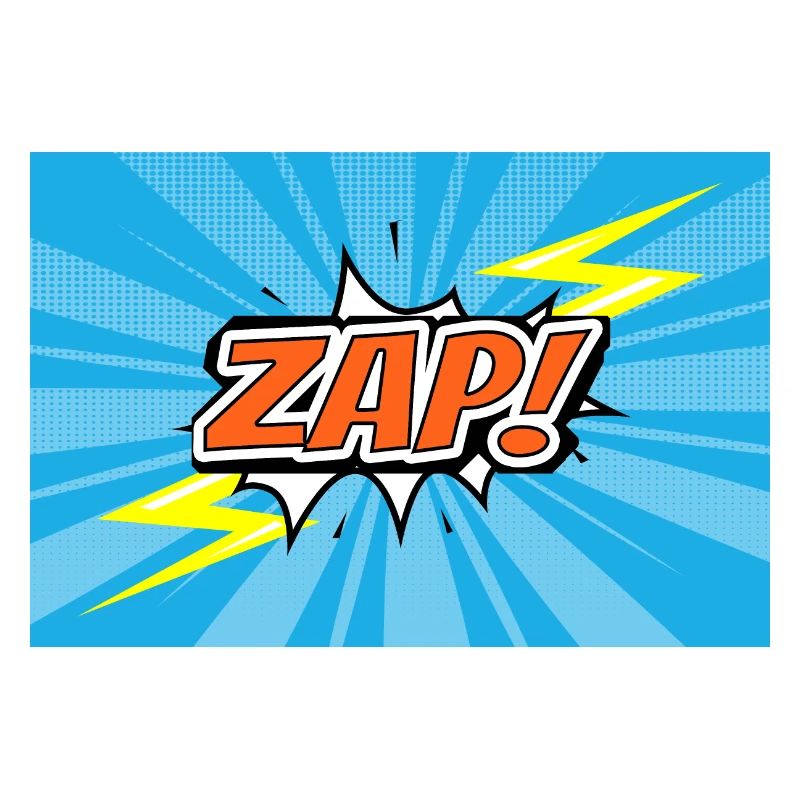 ZAP! Comic Style Graffiti Lettering