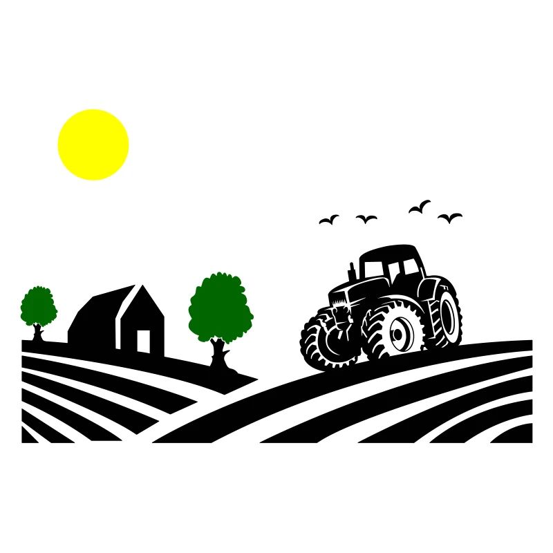 Ferme de tracteurs