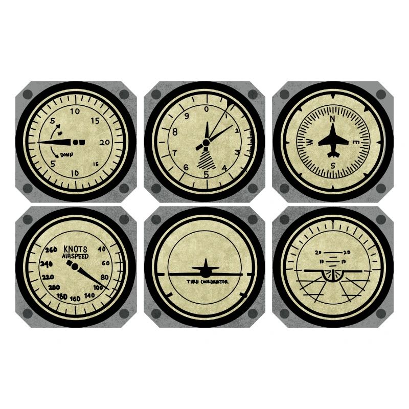 Airplane Pilot Flying Steering Cockpit I Gift