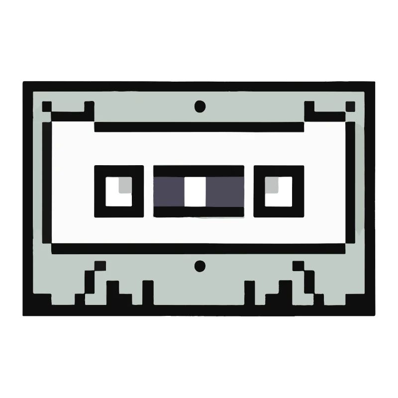 Cassette Idée cadeau rétro pixélisée