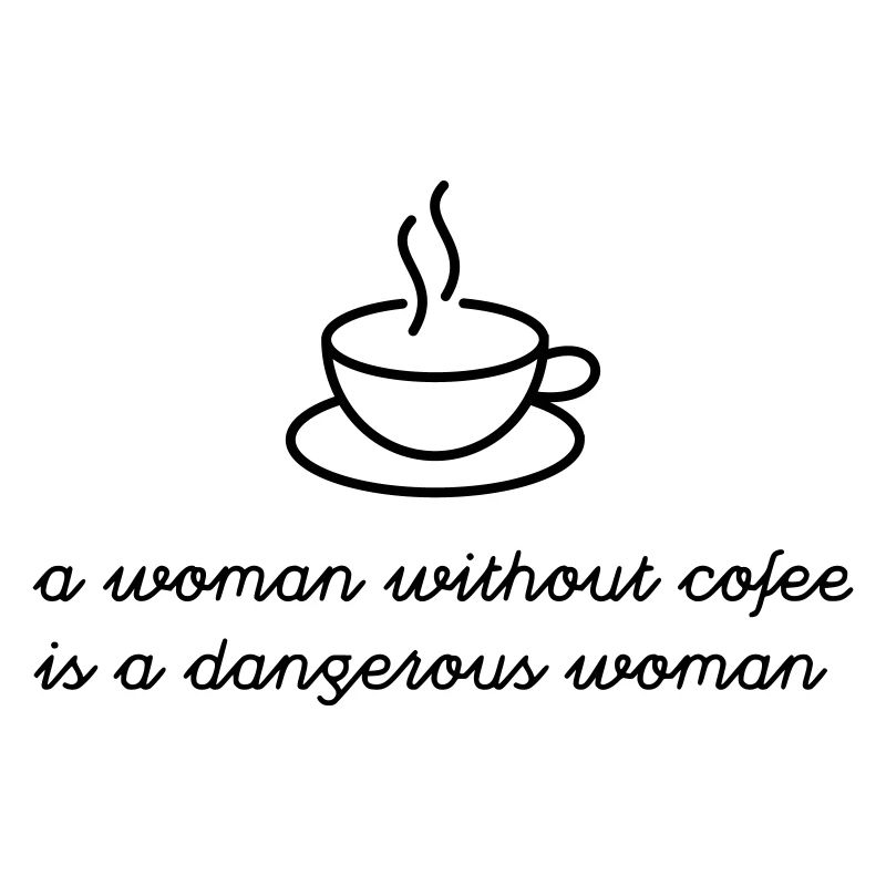 Frau ohne Kaffee