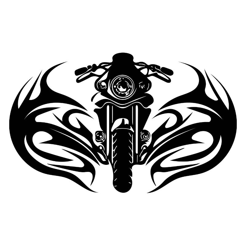 Style Splash Tattoo de course de moto