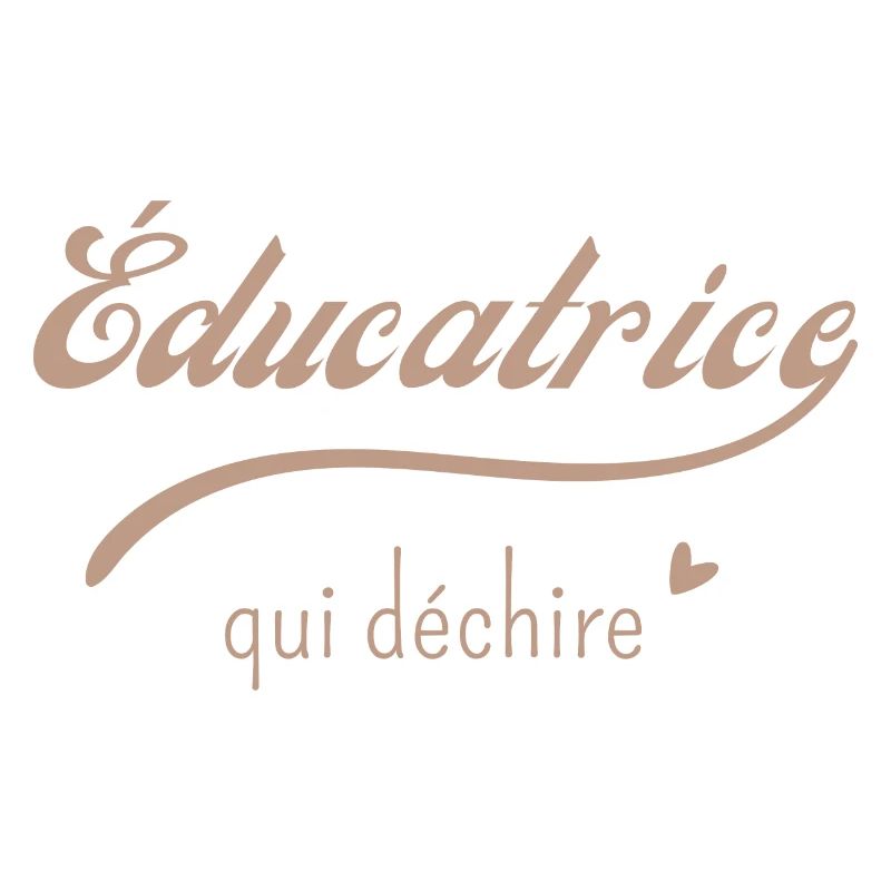 Éducatrice qui déchire
