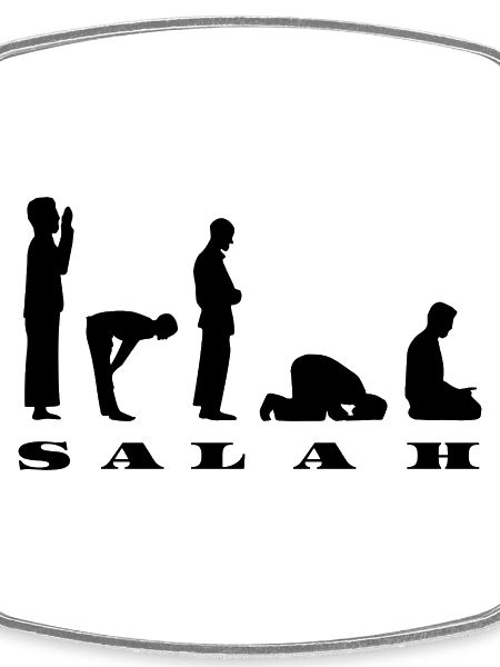 Salah Prayer Silhouette Design