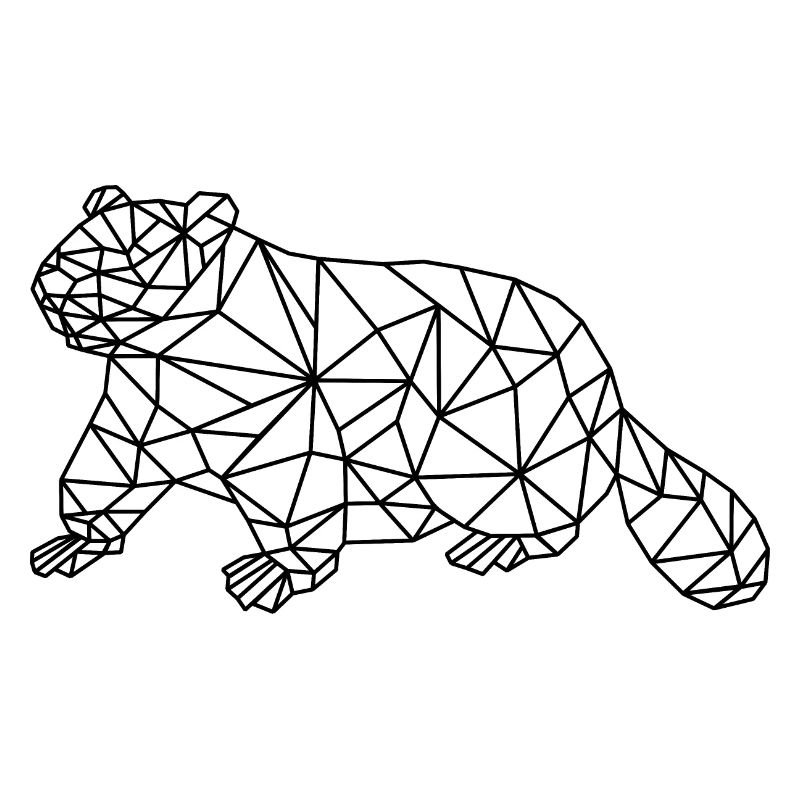 Beaver Meme Geometric