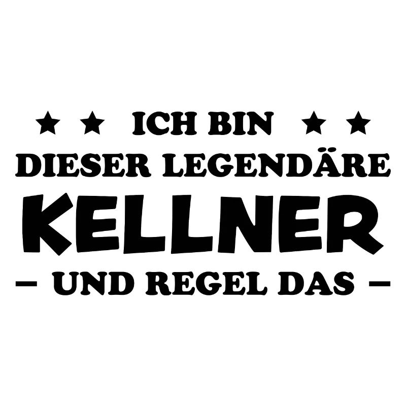 Kellner Lustige Spruch Service Restaurant Geschenk
