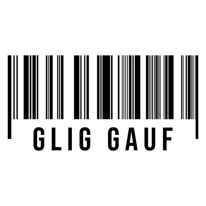 Erzgebirge Strichcode Glück auf