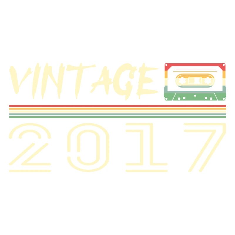 2017 Original 2017 Retro Geburtstagsgeschenk 2017