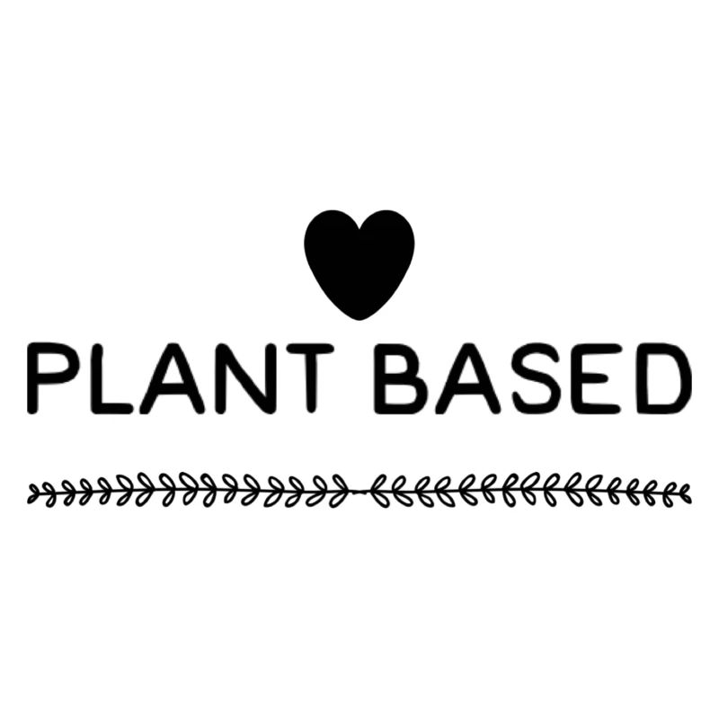 Plant Based Heart Plants Based Vegan