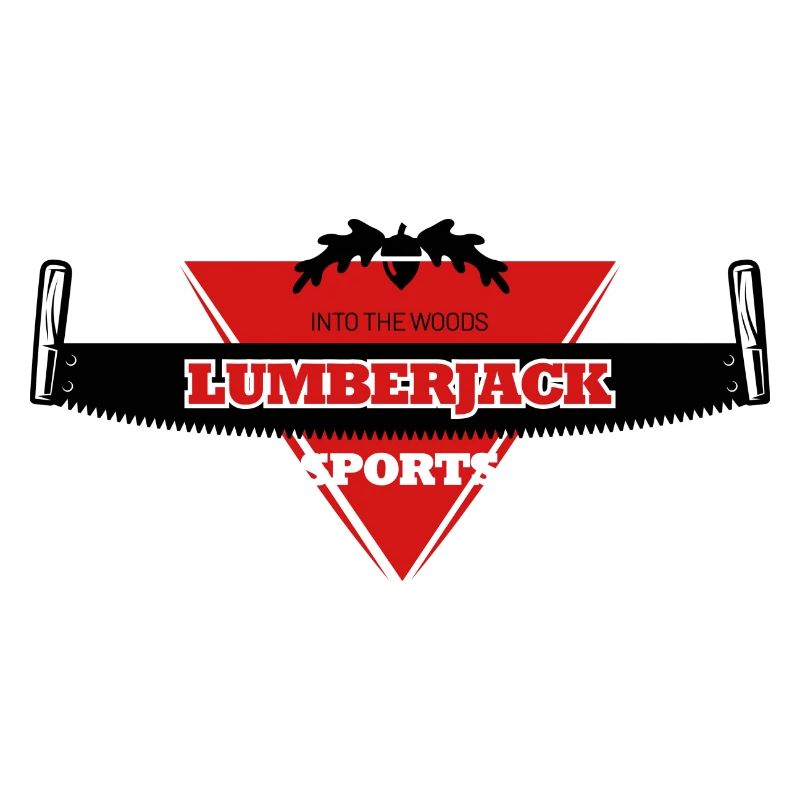 lumberjack logo triangle