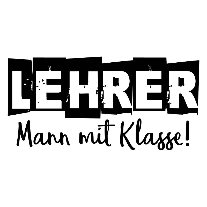 Lehrer Mann mit Klasse